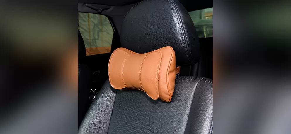 Genuine leather headrests, lumbar support